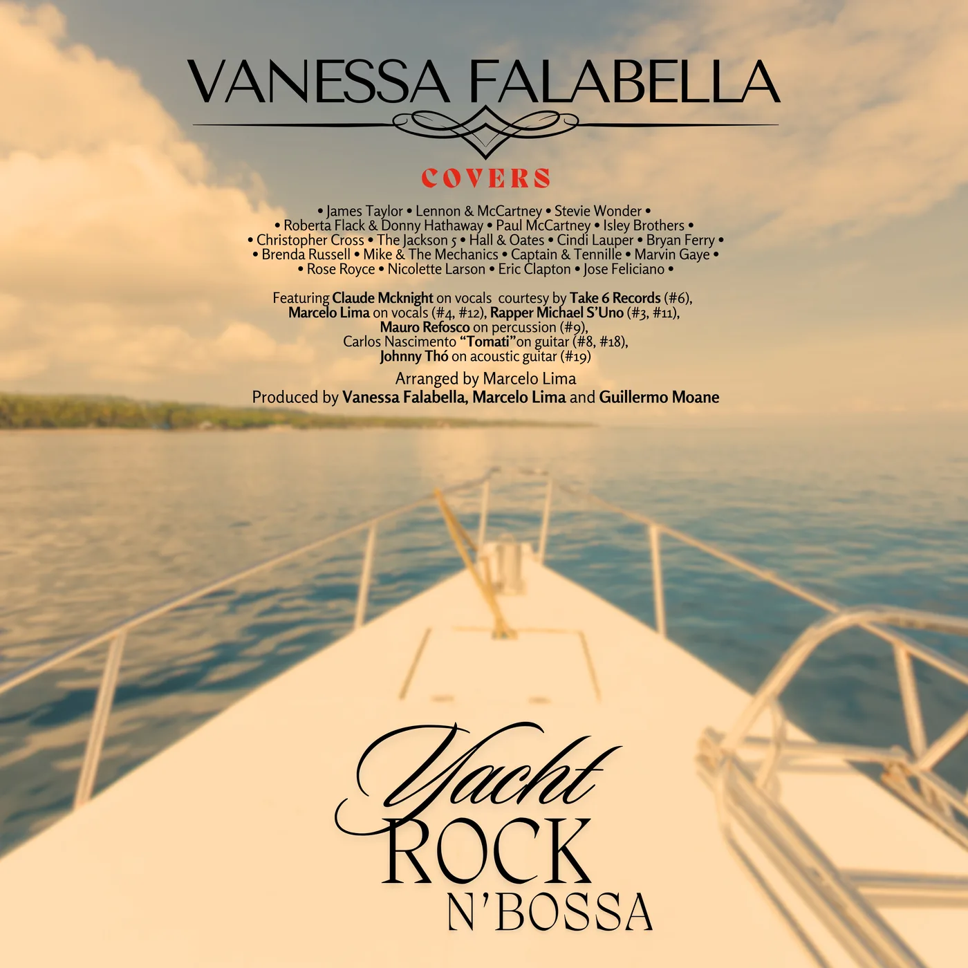 Yacht Rock N' Bossa back cover with track credits